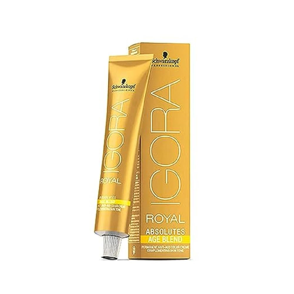 Igora Royal Absolute Age Blend Haarkleur, 7-560 Medium Goudchocoladeblond, 60 ml Naty Shop Haarverf 7-560 Medium Goudchocoladeblond 60 Ml (1 pakje)