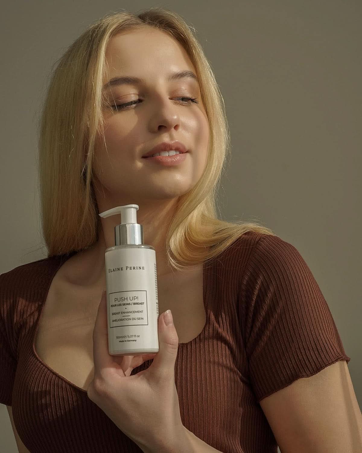 Borstvergrotings- en borstliftcrème, natuurlijke ingrediënten - PUSH UP! door Elaine Perine ™ Cosmetica en schoonheid Naty Shop