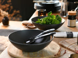 Creatable, 30007, Soft Touch-serie, 2-delige serviesset, steengoedsaladeset, vaatwasser- en magnetronbestendig, gemaakt in Portugal