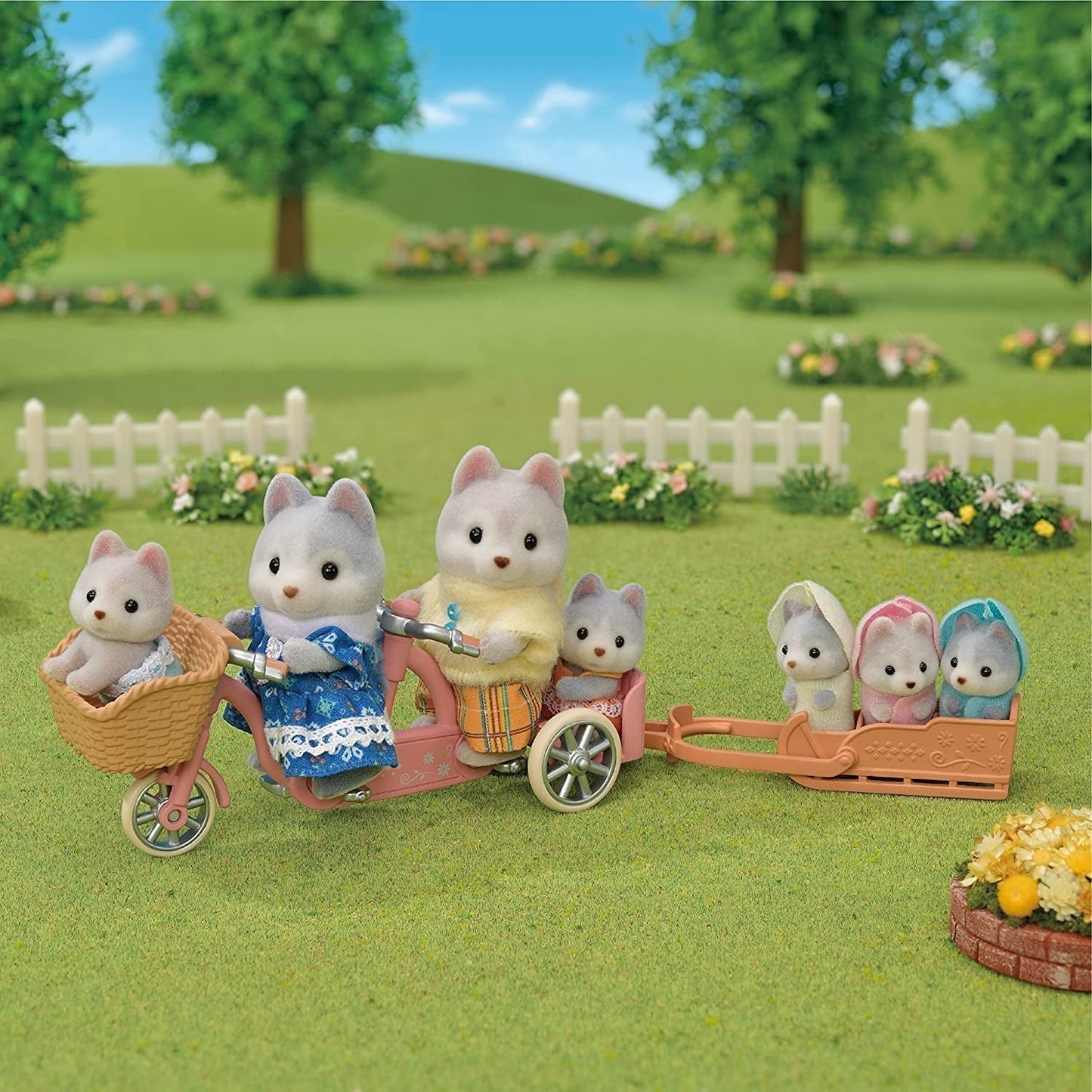 Sylvanian Families L5636 Husky Family Naty Shop-poppen