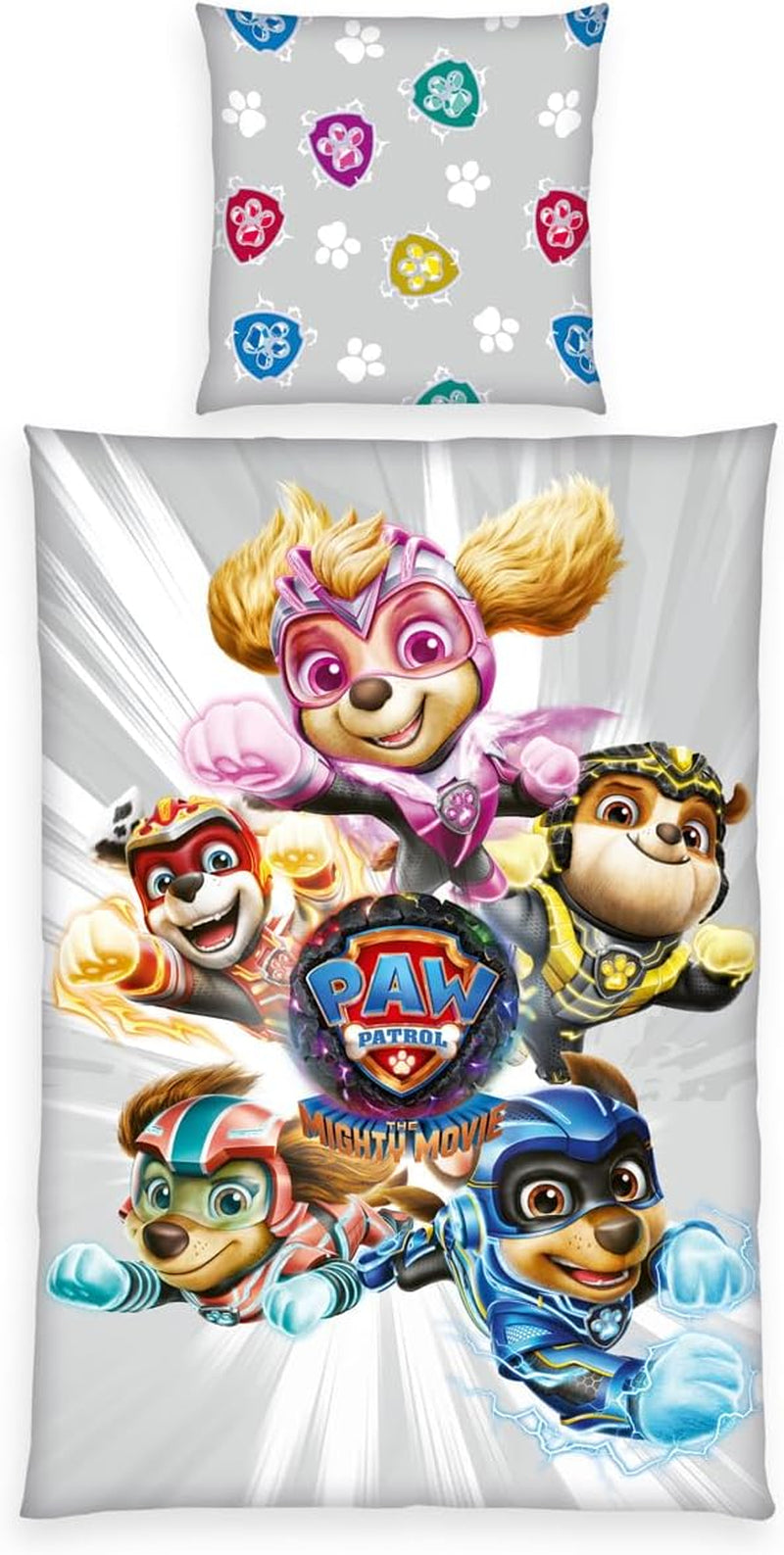 Paw Patrol beddengoed, knoopsluiting, 100% katoen Beddengoed - kinderen Naty Shop Standaardtitel