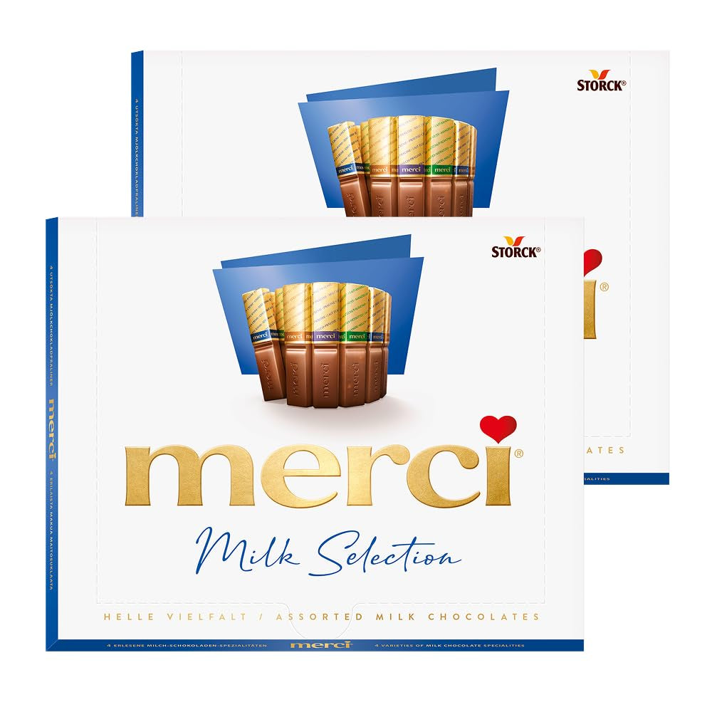 merci Finest Selection Mousse au Chocolat Variatie – 1 x 210 g – Specialiteiten Exquise chocolademousse – Gevulde en ongevulde pralines