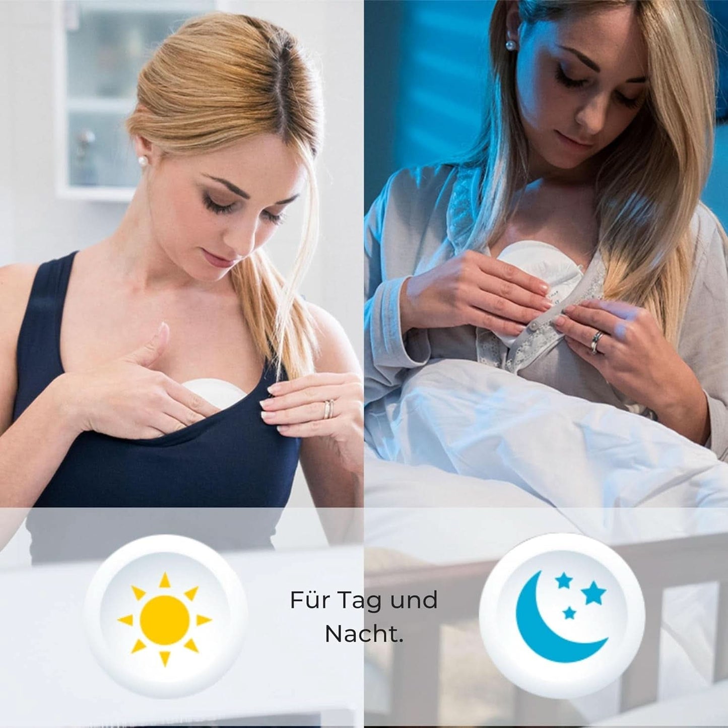 Nuvita 1202 - Absorptiemiddelen voor borstvoeding overdag en 's nachts Accessoires Voeding en borstvoeding Bebe Naty Shop