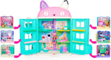 GABBY'S DREAMWORKS POPPENHUIS - Deluxe kamer, Cakey Confectionery, Kuchi Kitchen (Roemeens: Cakey), 3 meubels en 2 verrassingsdozen met accessoires, geschikt voor kinderen vanaf 3 jaar