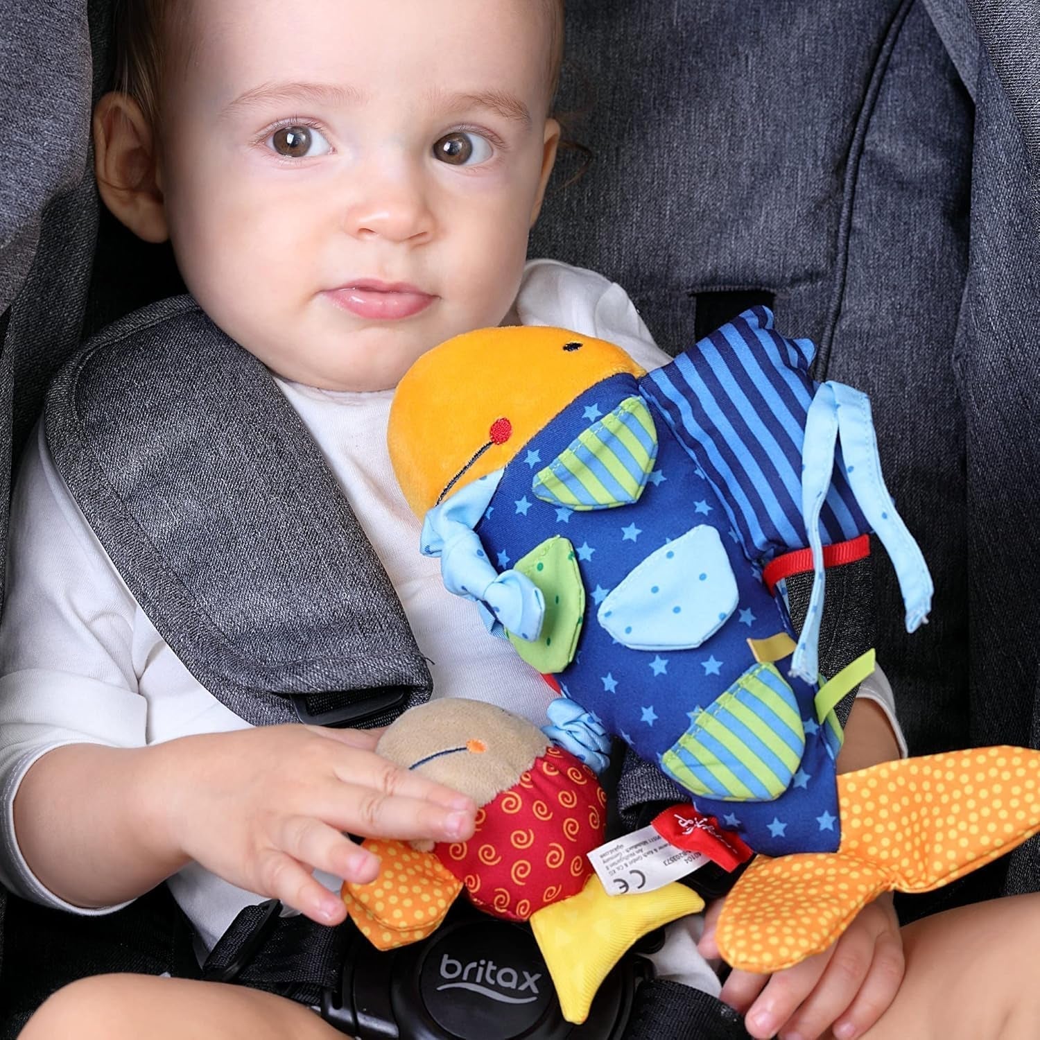 SIGIKID 40104 Actieve vis Baby Activity PlayQ Speelgoed voor kinderen meisjes en jongens aanbevolen vanaf 3 maanden veelkleurig Babyspeelgoed Naty Shop