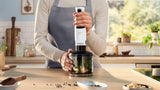, Stabmixer, Ergomaster Serie 4, 800 Watt Motor, Snelheidsregelaar, Quattroblade Keuken Naty Shop