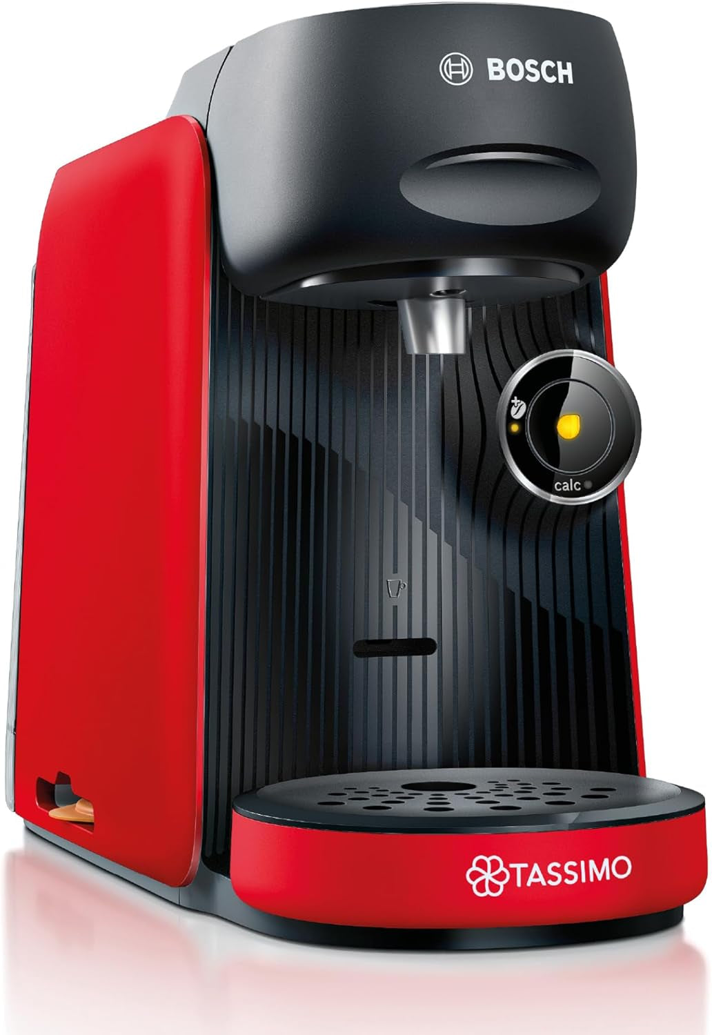Bosch Tassimo finesse TAS162E capsule-espressomachine, 70 dranken, intensere koffie met één druk op de knop, automatische uitschakeling, duurzaam, perfecte dosering, 1400 W, zwart/zwart