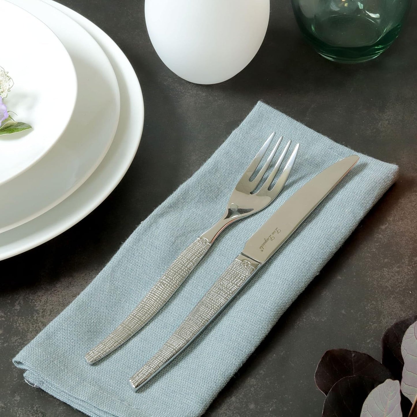 JET Bestek met glanzend design, uitzonderlijke bestekset, 30-delig Naty Shop Kitchen