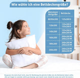 Komfortec Zomerdeken 135X200 Cm, 170Gsm, Dunne en lichte deken voor de zomer, anti-allergische deken, wit Quilts en quilts Naty Shop