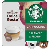 STARBUCKS Cappuccino van Nescafé Dolce Gusto Kaffeekapseln 6 x 12 (72 Kapseln)