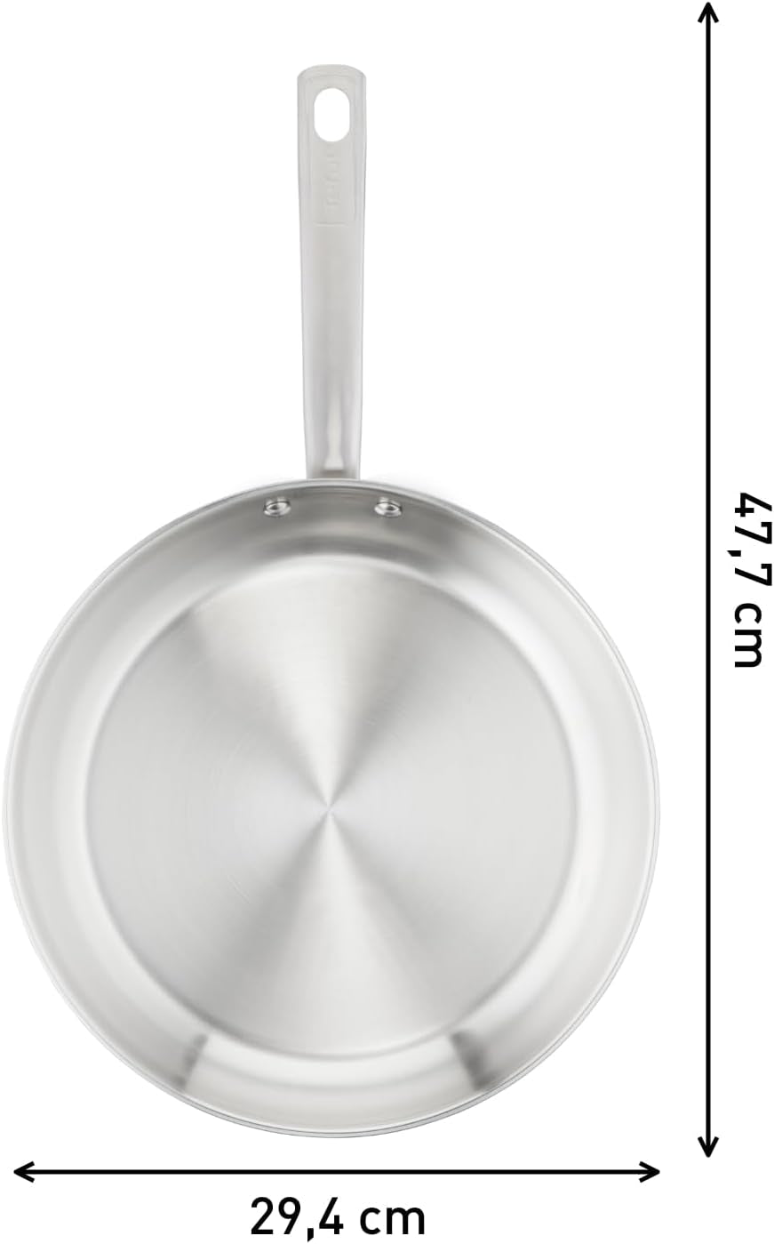 TEFAL VIRTUOSO pan 28 cm, roestvrijstalen pan, inductie Potten en pannen Naty Shop