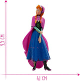 Bullyland 12960 - Prinses Anna beeldje uit de film Frozen van Walt Disney, ca. 9,5 cm, zeer gedetailleerd, ideaal als klein cadeautje voor kinderen vanaf 3 jaar
