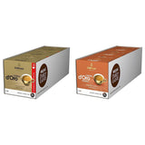 Dallmayr Crema d'Oro, XXL-Vorratsbox & Dallmayr Crema d'Oro intensa (48 Kaffeekapseln, Intensität 9 van 12, 100% Arabica-Bohnen), 3er Pack (3x16 Kapseln)