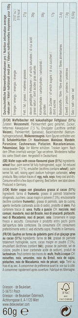 Debeukelaer Decor on Ice - Wafelverpakkingen, verpakking van 12 (12 x 60g)