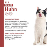 catz finefood Senior Collection Katzenfutter nass - Premium Nassfutter für Ihre Senior Katze - getreidefrei, ohne Zucker, hoher Fleischanteil, Vitamine & Mineralien (6 x 200g dosis)