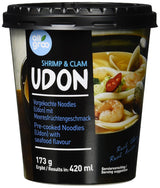 Allgroo Udon Cup Instant Noodles - Smaakvolle Pittige Zeevruchten Udon Soep - Snelle Bereiding (1 x 173g)