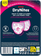 Huggies DryNites Nachtelijke bedplasluiers voor meisjes van 13 tot ongeveer 17 jaar (48-60 kg) 33 stuks (3 x 11) Jumbo Maandpakket XL Luierslips