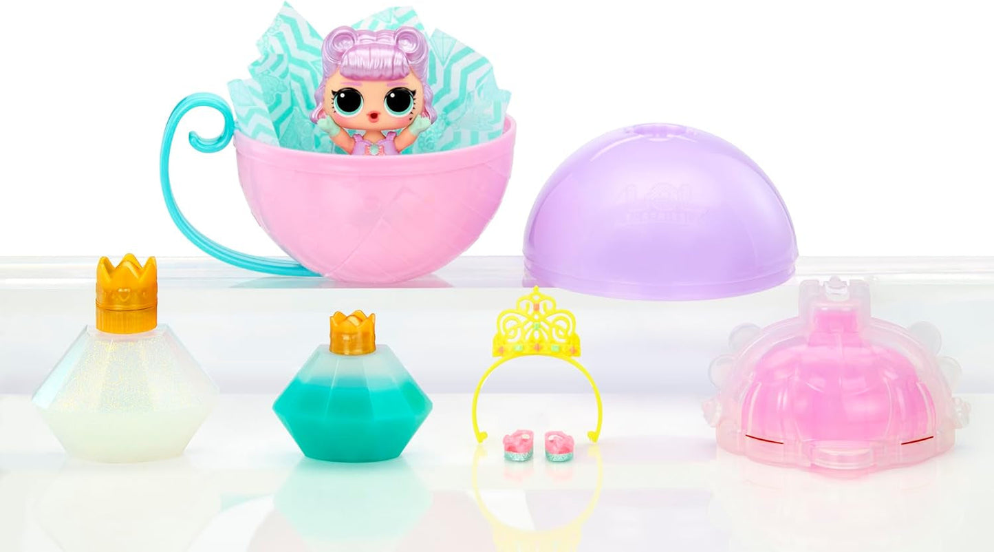 LOL Verrassing! Princess Tots - Inclusief 1 pop, gepantserde verpakking, 2 verf om een ​​prinsessenjurk te maken, 8 poppen om te verzamelen