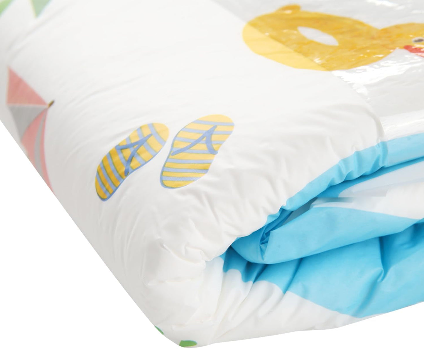 CutiePlusU luiers voor volwassenen, 10 stuks, wegwerpluiers voor dames en heren, maximaal absorptievermogen 's nachts - I Love Summer (middelgrote maat 71-96 cm)