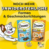 DREAMIES SHAKE UPS Multivitamine Zeevruchtenfestival Kattensnoepjes in geportioneerde zakjes - 55 g (6 zakjes)