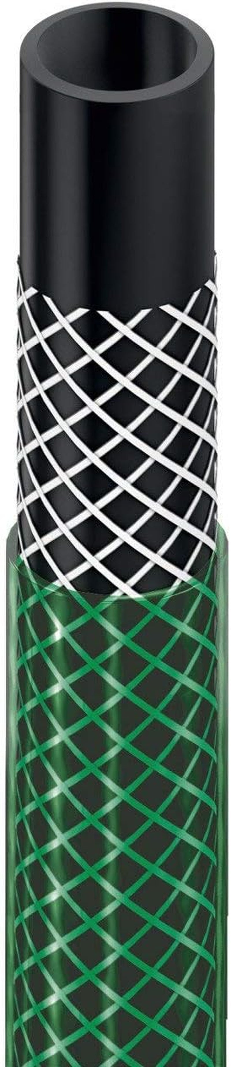 CELLFAST Tuinslang, 3-laags kruisgeweven polyester waterslang voor tuin, flexibele irrigatieslang, UV-bestendig, anti-algen, 2 bar, 1/2 inch, 10 meter, zuinig