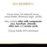 Lindt-chocolade | Reep EXCELLENCE 85% Cacao | 100g | Extra pure chocolade | Veganistische chocoladereep