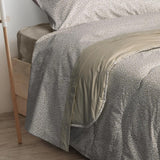 Foppapedretti Notte & Natura Petali dekbed met zand, dekbed voor eenpersoonsbed, 100% katoen, gemaakt in Italië Dekbedden en quilts Naty Shop