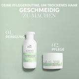 Wella Professionals Elements - natuurlijke verzorging voor droog, beschadigd haar en gevoelige hoofdhuid - leave-in conditioner, masker en spray met antioxidanten en olijfessence Naty Shop Haarmasker