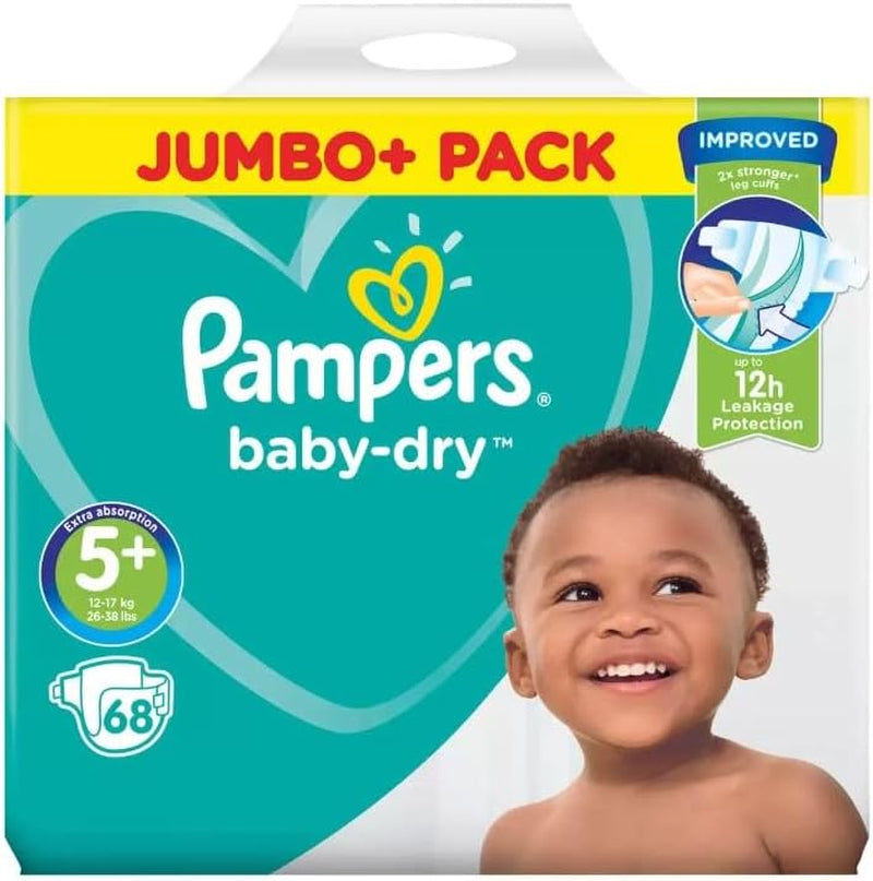 Luiers Pampers 81657566 Baby-Dry broek, wit