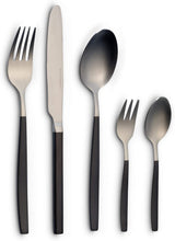 Echtwerk Positano Due-Bronze bestekset, zwarte editie, 20-delig, 4 personen keuken Naty Shop zilver / zwart