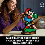 LEGO Super Mario World: Mario & Yoshi Nintendo verzamelset, pixelfiguren, modelbouw en display, huisdecoratie en verzamelobjecten, modelset en cadeau voor volwassen fans 71438 Bouwsets Besuche in LEGO-Store