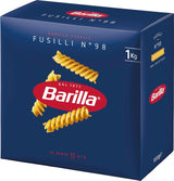 Pasta Barilla Klassiek Fusilli nr. 98, van hoge kwaliteit durumtarwe, altijd beetgaar, 1 kg