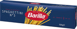 Pasta Barilla Klassieke Spaghettini nr. 3 hoogwaardige durumtarwe, altijd beetgaar (1 x 500 g)