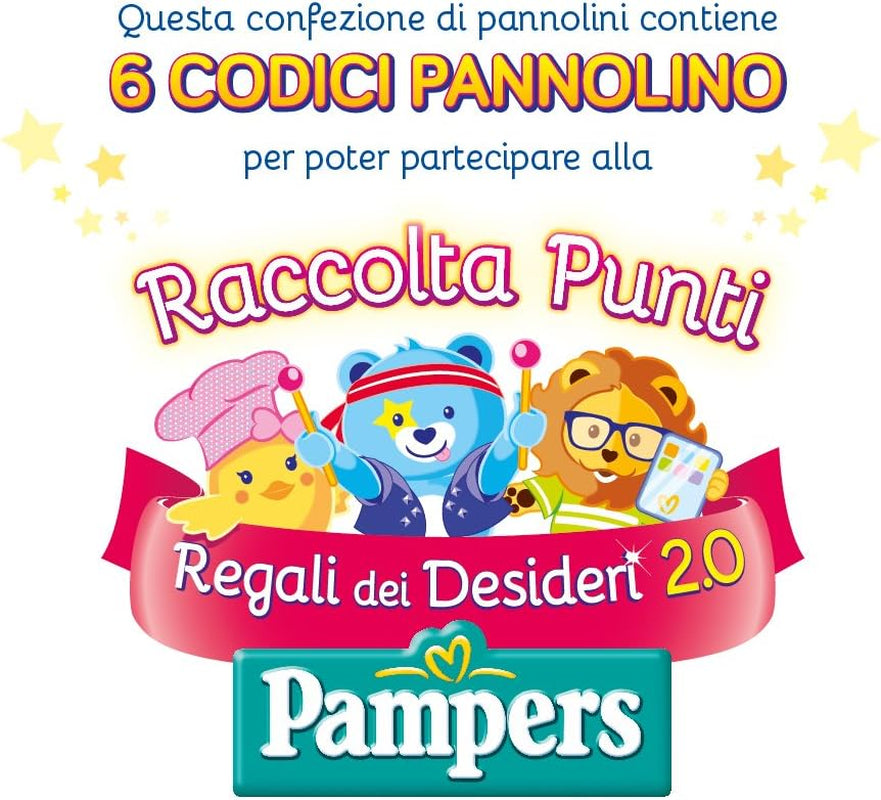 Pampers Sun en Moon Midi luiers, maat 3 (4-9 kg), 120 luiers