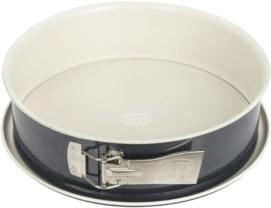 Dr. Oetker Gugelhupfform Ø 22 Cm BACK-TREND, Backform Für Gugelhupf, Runde Bundform Aus Stahl Mit Keramisch Verstärkter Antihaft-Beschichtung (Farbe: Creme/Anthrazit), Menge: 1 Stück Vormen en bakplaten Naty Shop Springvorm 26Cm