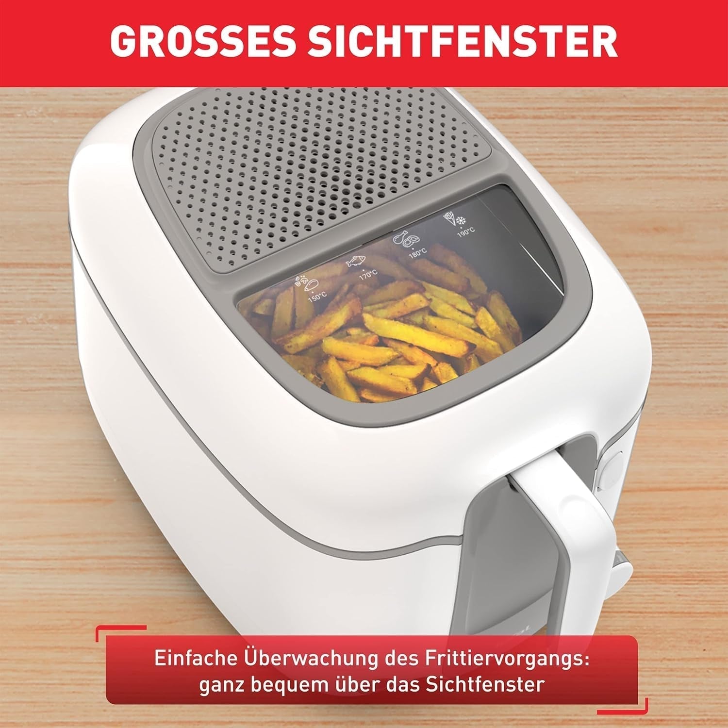 Tefal Super Uno Access frituurpan, inhoud 2,2 L, vaatwasmachinebestendige onderdelen, geurfilter Apparaten Naty Shop