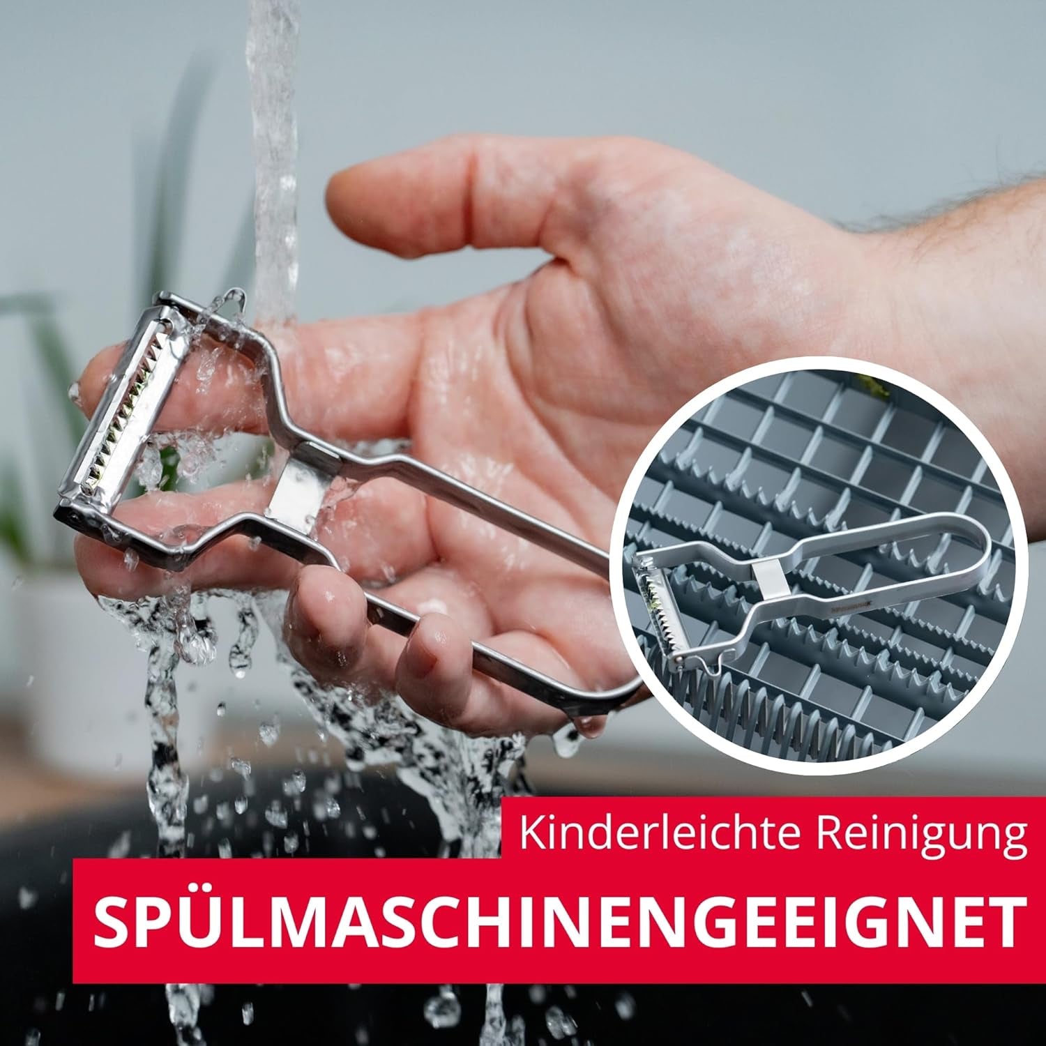 Westmark Julienne dunschiller, roestvrijstalen dunschiller Naty Shop