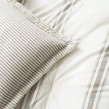Lush Decor Boerderijquilt met strepen, Full/Queen, grijze dekbedden en dekbedden Naty Shop