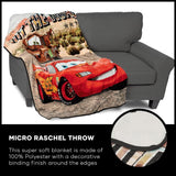 Lag3 Gooi Deken Cars Micro Raschel Gooi Deken, Polyester, Op Straat, 46" X 60" Noordwest Bedden en Dekens