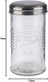 APS 40510 Suikerdispenser - OUDER FASHIONED, Ø 7,5 cm, H: 14 cm, Glas, 0,35 liter, Dop met schroefdraad van...