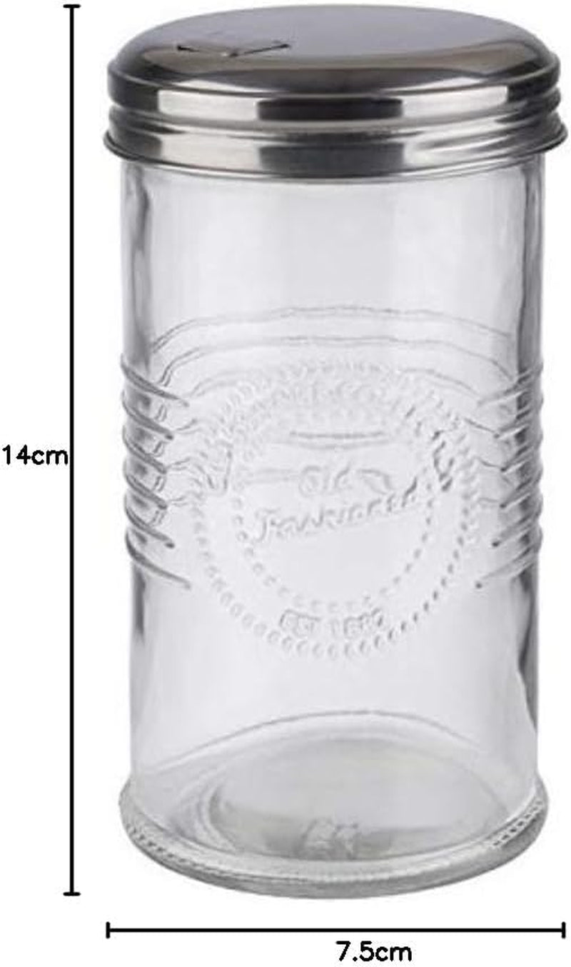 APS 40510 Suikerdispenser - OUDER FASHIONED, Ø 7,5 cm, H: 14 cm, Glas, 0,35 liter, Dop met schroefdraad van...