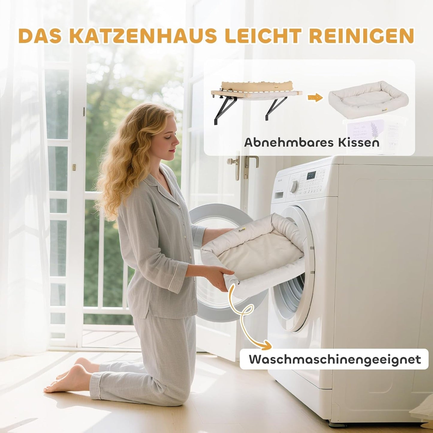 Bedden en banken, dekens en meubels, huisdieren, katten, kattenbedden, katten - bedden, matrassen