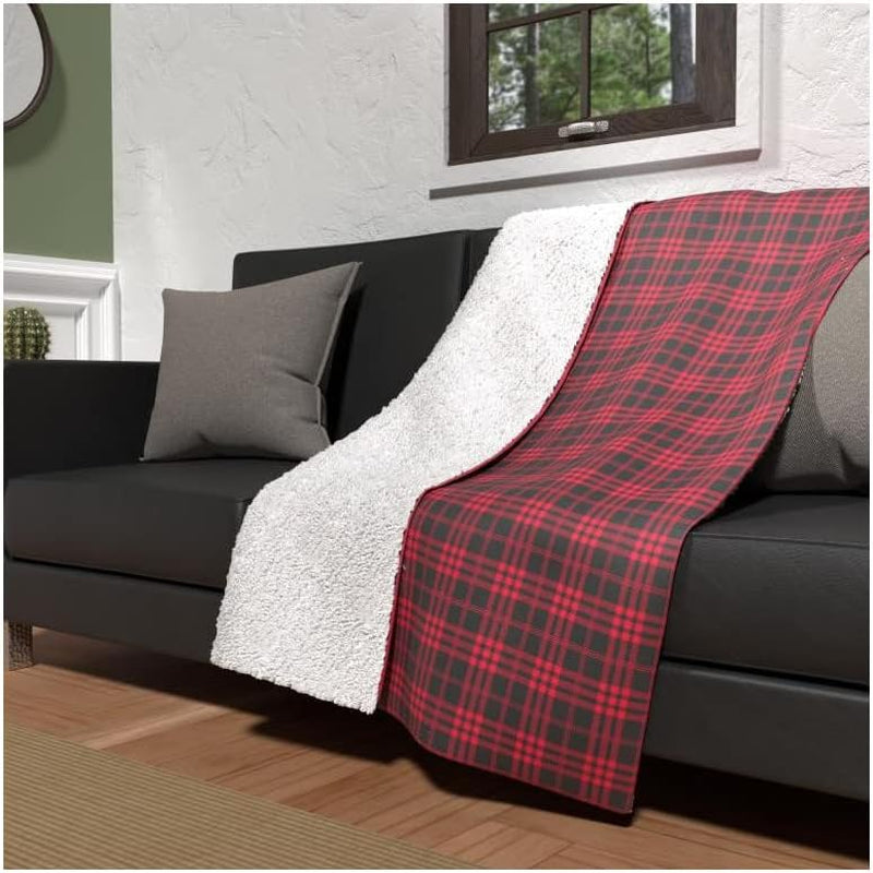 Soleil D'Ocre Plaid, Rood, 120 X 160 Cm Dekbedden en dekbedden Naty Shop