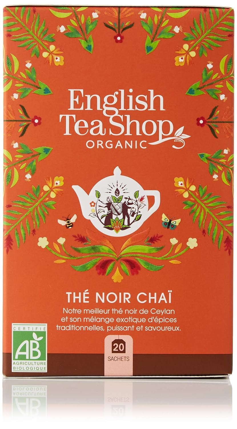 ETS - Chai zwarte thee, Naturland BIO, 20 theezakjes (pak van 2)