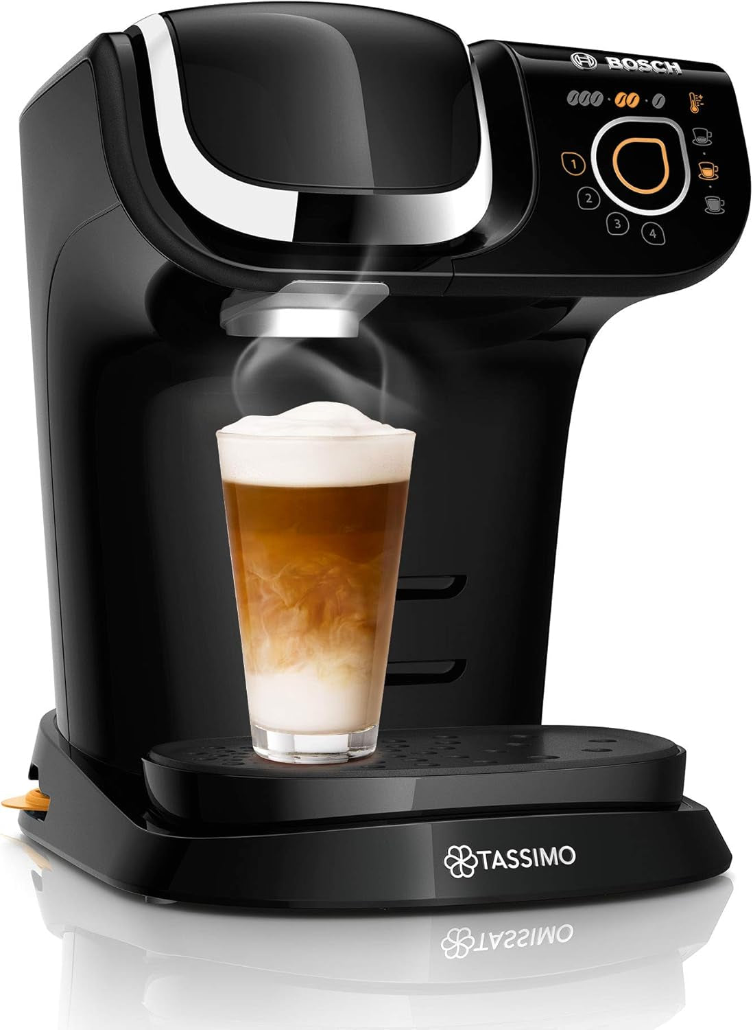 Tassimo My Way espressomachine met 2 capsules TAS6502 met waterfilter, 70+ drankjes, drankaanpassing, koffievariëteit, eenvoudig brouwen, 1500 W, zwart