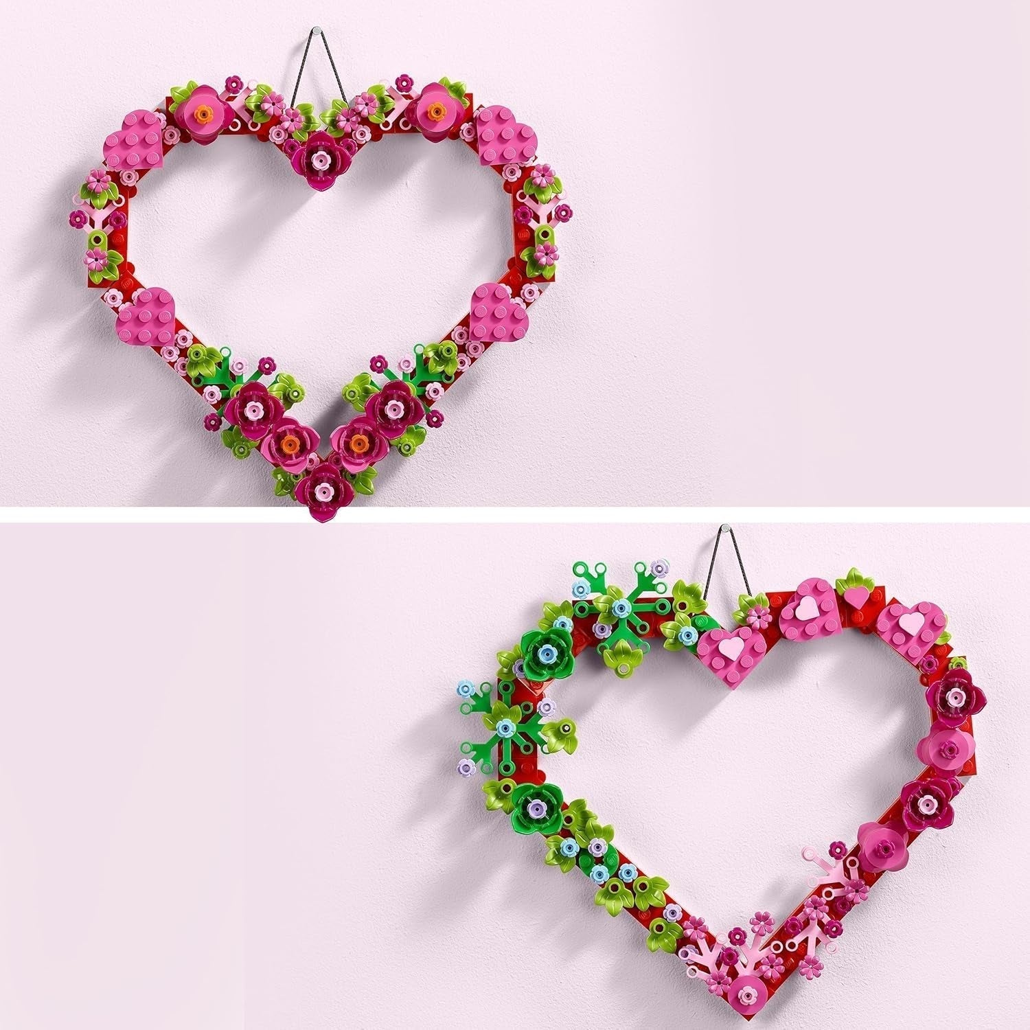 LEGO hartdecoratieset, bouwspeelgoed voor kinderen, meisjes en jongens vanaf 9 jaar, kinderkamerdecoratie of wandaccessoires, cadeau-idee voor Valentijnsdag, Moederdag of verjaardag 40638 Bouwsets Beuche den LEGO-Store