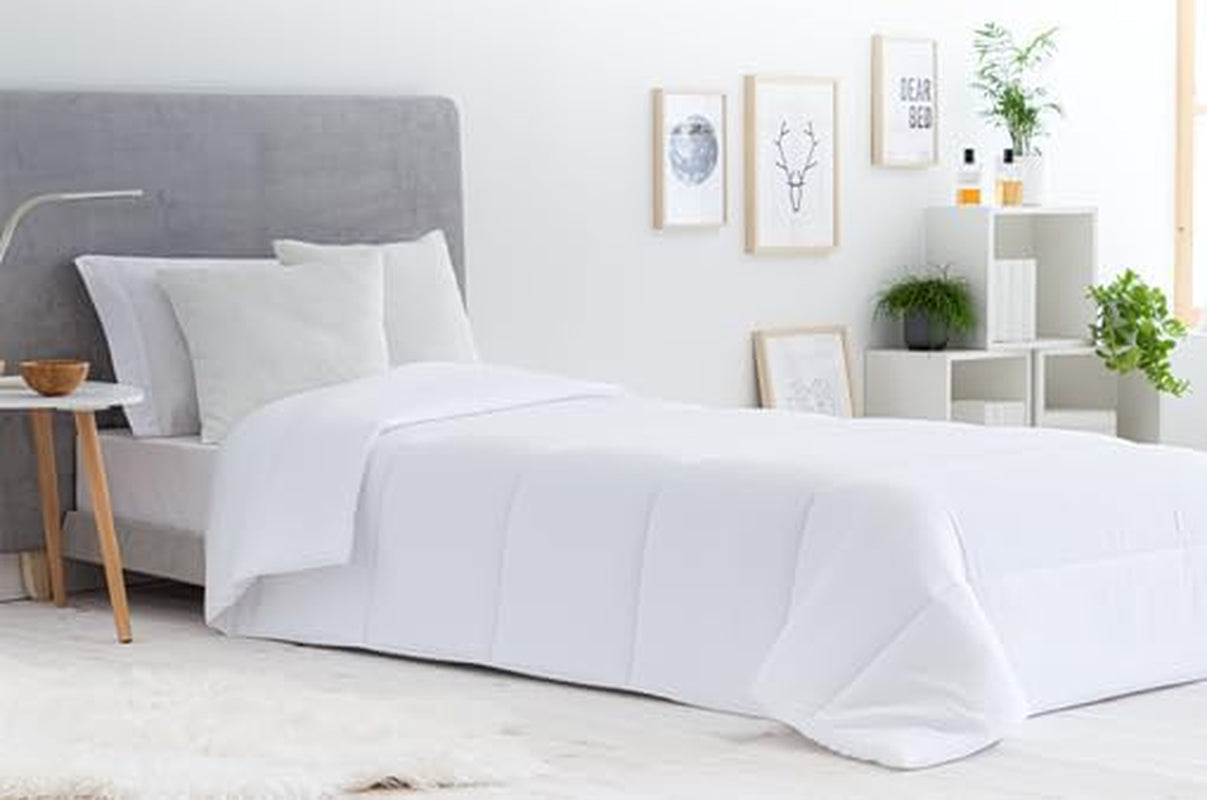 Todocama Quilt, 3002 vezeldekbed, bijtvast, herfst-winter, 300 G/M², wit (alle maten beschikbaar) (bedden 135/140/150-220 x 220 cm) Quilts en quilts Naty Shop