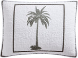 Tommy Bahama Palm Island-collectie | Dekbed - 100% katoen, omkeerbaar, zacht en ademend, voorgewassen voor extra zachtheid, kingsize bed, grijs Dekbedden en dekbedden Naty Shop