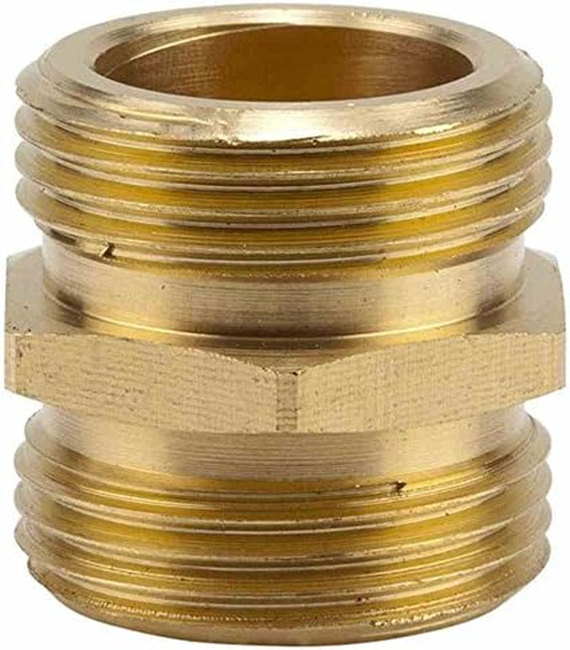 Gardena messing draadnippel: Messing connector voor aansluiting aan beide zijden, b.v. naar pompen, pijpdraad 26,5 mm (G 3/4 inch) (7260-20)