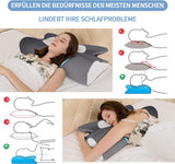 IDEA Kussen Memory Foam Kussen, Ergonomisch Kussen Orthopedisch Kussen Nekpijn, Slaapkussen voor Zijrug- en Buikpijn, Nekkussen Anti Snurken Kussen voor Volwassenen Cervicale Orthopedische Kussens Naty Shop